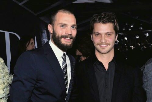 Wishing a very Happy 36th Birthday to actor, Luke Grimes, shown here with Jamie Dornan.   
