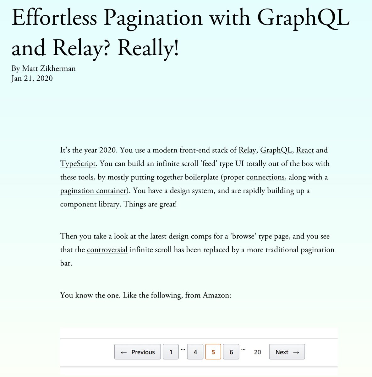 screenshot of opening paragraphs of blog post mentioned