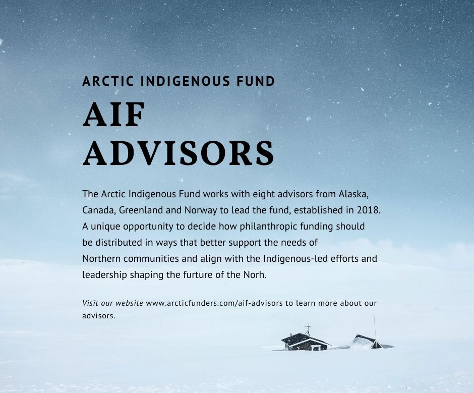 Indigenous-led Philanthropy!
Learn more about the advisors here: arcticfunders.com/aif-advisors
#IndigenousPhilanthropy #ArcticIndigenousFund