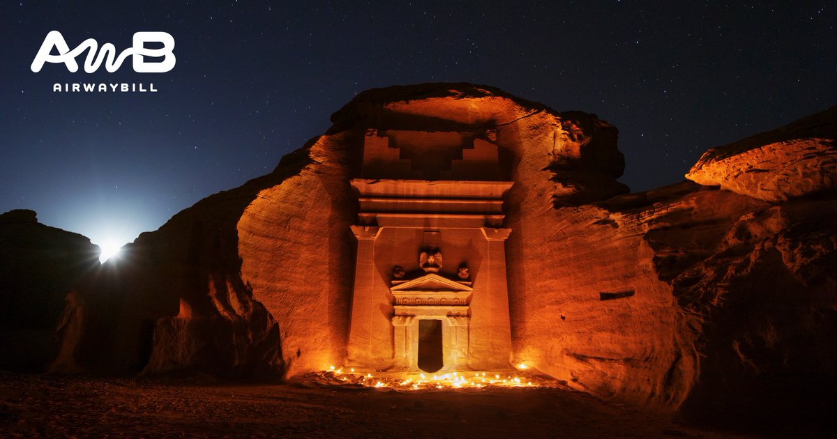 AWBapp's tweet photo. Our travellers, @VisitSaudiNow offers you an exclusive unexplored new world of wonders:
Hegra in AlUla, is Saudi Arabia's first @UNESCO World Heritage Site that will open to public next October.

You can get a sneak peek this Winter at Tantora festival.😉
https://t.co/5Rj2imcUsg https://t.co/14Lc1PZuzD