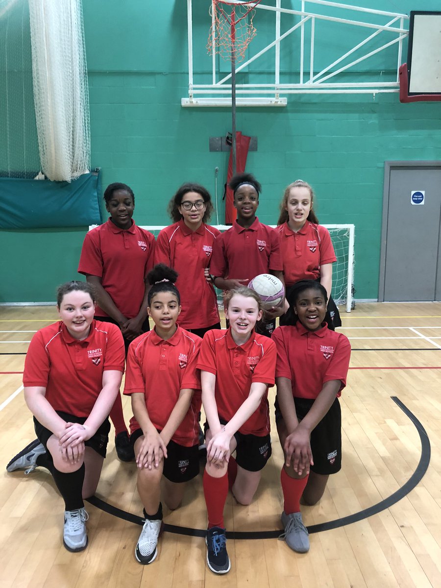 TrinityHighPE's tweet photo. Yr 7&8 netball girls travelled to @TEMAcademy_PE. Two very competitive games, yr7 won 4-0 POM Nancy and Yr8 won 7-4 #TeamTrinity #oneteam #netballaction #teamwork #learning https://t.co/4XeB0Pxrug