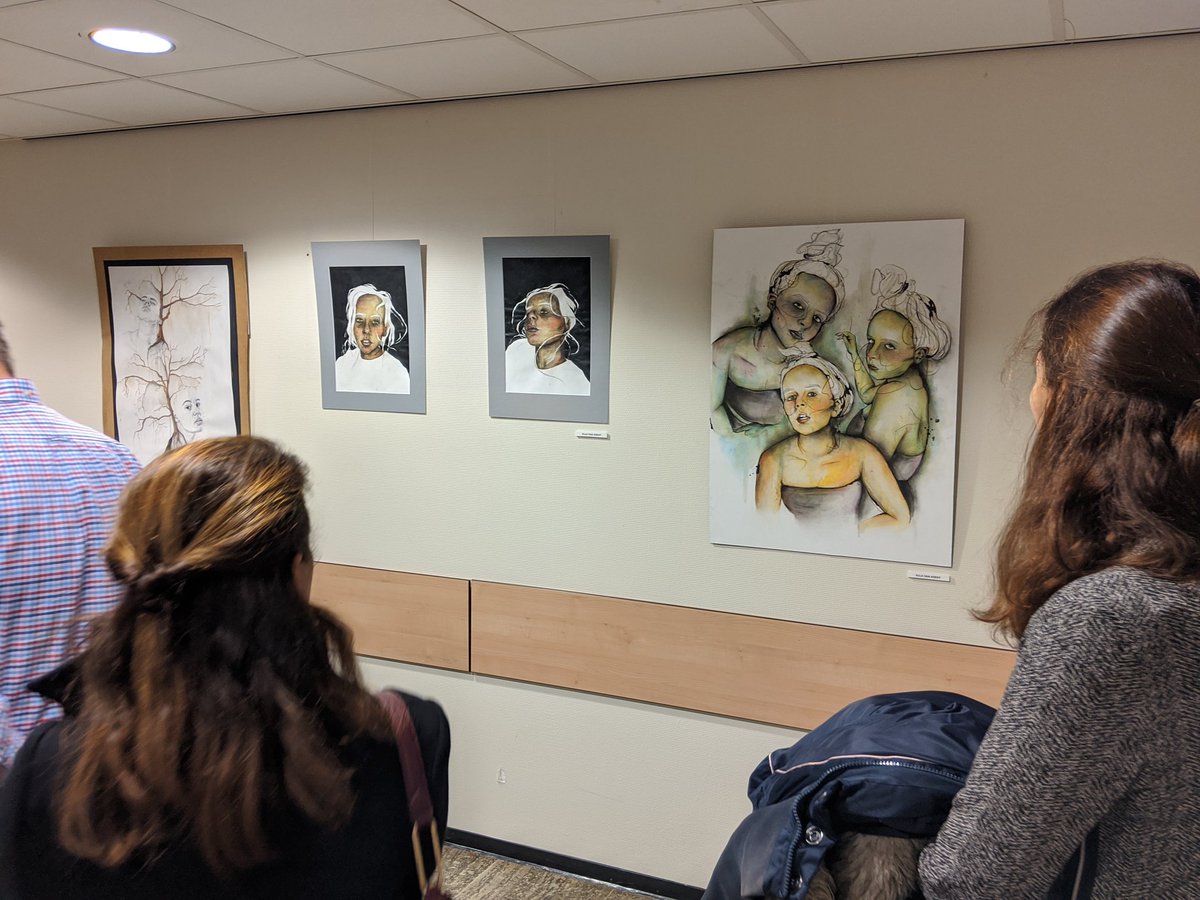 BSNetherlands's tweet photo. Wow, such amazing art from @BSN_SSV students is being exhibited at Antoniushove Hospital in Leidschendam! @BSNArt #BSNArt #BSNCommunity https://t.co/WsaozzA972