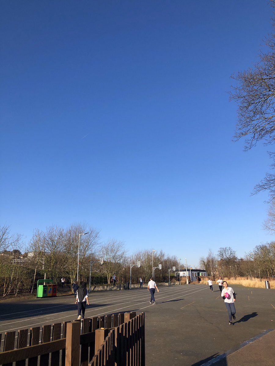 Trying out new ways to deliver fitness lessons Y7 trialing out a general knowledge treasure hunt!