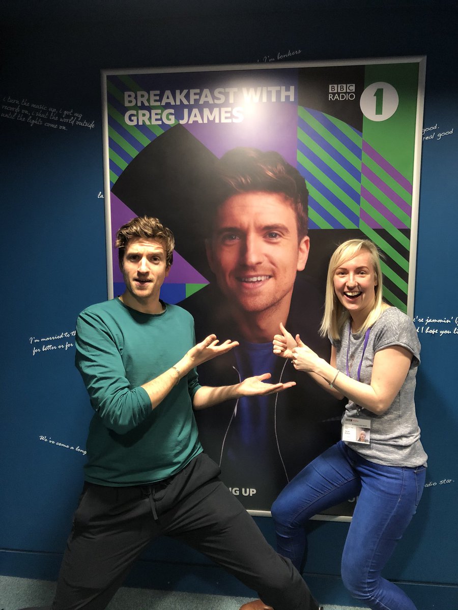 swalks1988's tweet photo. Best day... 20-01-20 #passthepasty @gregjames @claraamfo https://t.co/UtmepsT9co