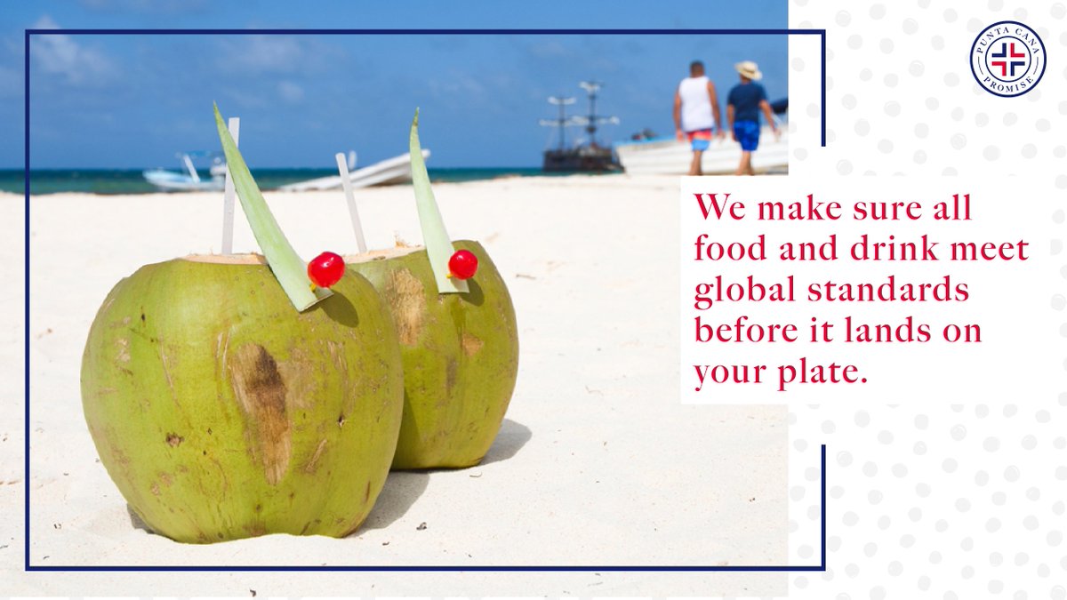 The best drinks are the ones on the beach! And with our food &amp; bev procedures, you know that you're getting nothing but the best - cheers to a warm winter!