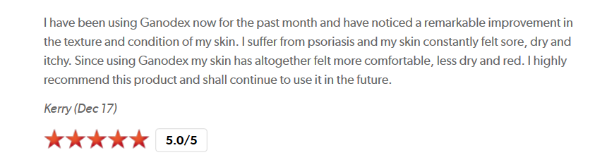 ganodex's tweet photo. This week, we will be sharing some of our favourite reviews with you - from Talkhealth, from our website, and from social media. Here's one from Kerry. To try for yourself with free delivery https://t.co/mmuo98ZVkk. #psoriasis #eczema #dermatology #dryskin https://t.co/14LedSXGTM