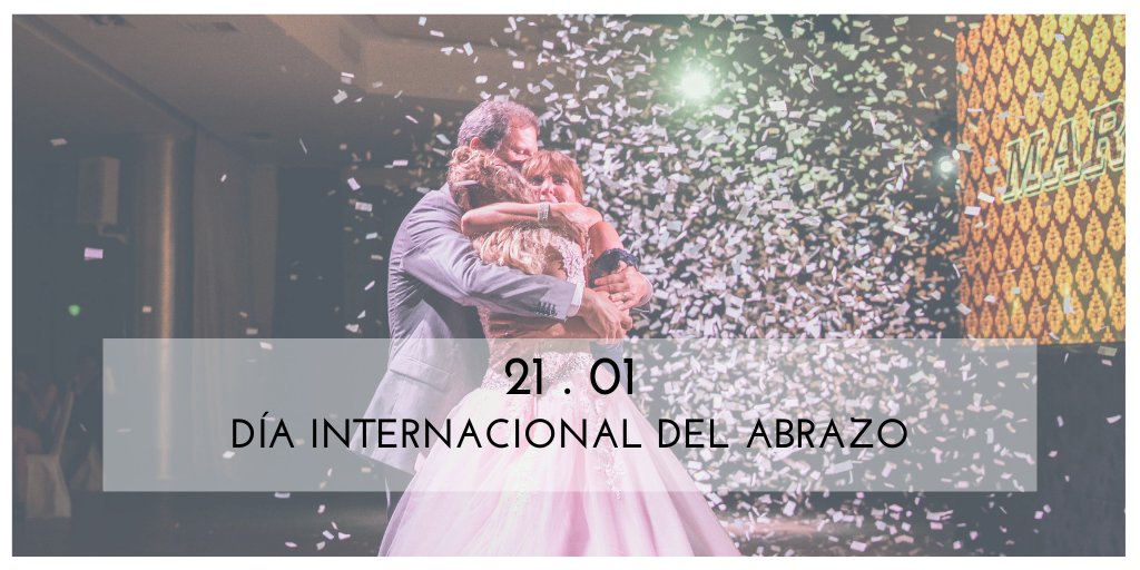 eventosbsas's tweet photo. Abrazar es conectarse con el otro. Es sentirse protegido. Es la más linda demostración de amor. 💜 Háganle honor a su día, abracen mucho.
¡Feliz día del abrazo!
.
.
#eventos #eventosbuenosayres #eventossociales #eventoscorporativos https://t.co/tZNAESj7G6