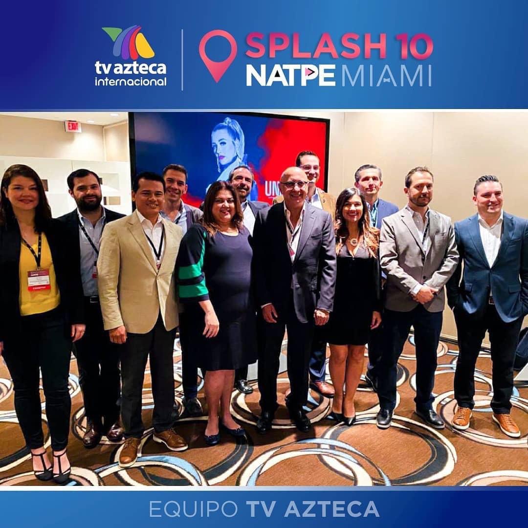 AztecaSiete's tweet photo. ¡En equipo arrancamos #Natpe2020
Este año nos mudamos al #Splash1 ¡Los esperamos!
•
#tvaztecainternacional #natpe #miami #market #distribution https://t.co/mxtaaA865v