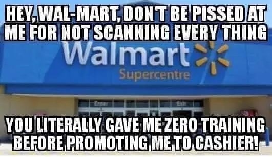 AGuyOnTw_tter's tweet photo. #Walmart
#zerotraining https://t.co/knaIa3DogD