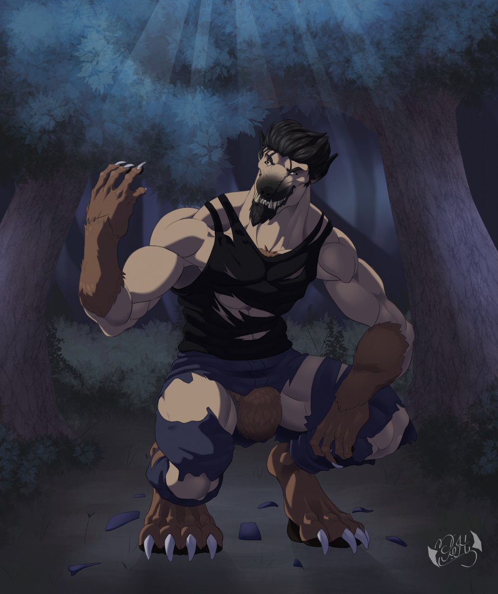 werewolftale's tweet photo. #TFTuesday #WerewolfTale

It's happened with Alex and Shane, and now it's Michael's turn.

This is him when he was 29, still living in Wyoming and years after he was bitten. 

There's also a short story/OG artist links (DanPinneon) over on FA. Link: https://t.co/PvEvfmtdgV https://t.co/QKb40CqpYE