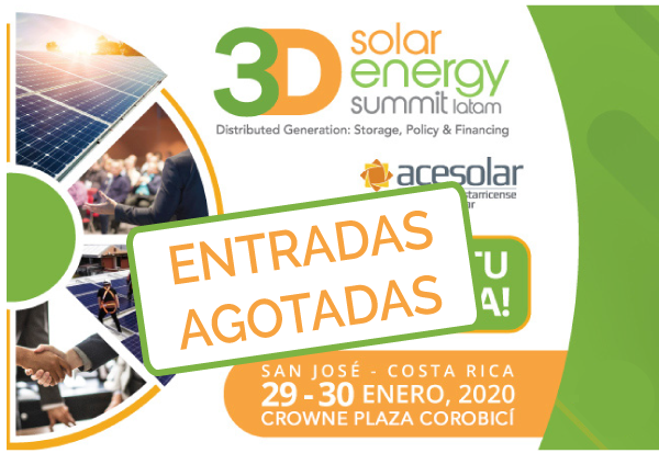 #SolarSummit20 Nos alegra mucho comunicarles que las entradas para el 3D Solar Energy Summit se encuentran ¡AGOTADAS! ☀️😊
➡️Recuerden que aún pueden inscribirse en la CHARLA Y TALLER: El código eléctrico NEC 2014/2017
en generación distribuida. Más info: 3dsolarsummit.energy/tallernec/