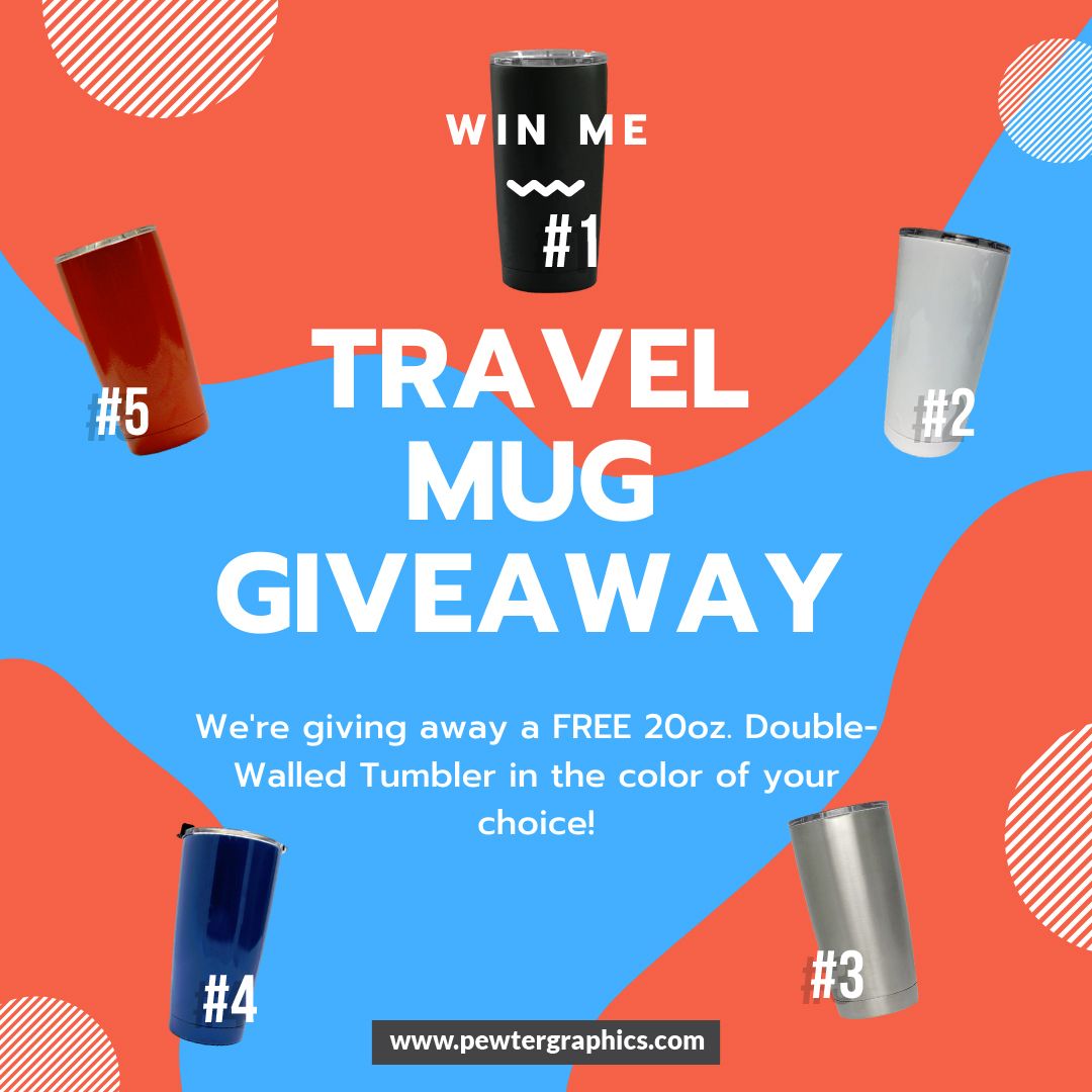 PewterGraphics's tweet photo. A #giveaway for coffee &amp; tea lovers ☕😍 We're giving away a sleek &amp; durable double-walled travel mug! 🌟🎉
-
Pop over to our Instagram to learn more and enter!
-
#contest #instagramcontest #winthis #winme https://t.co/FaFS4uvnog