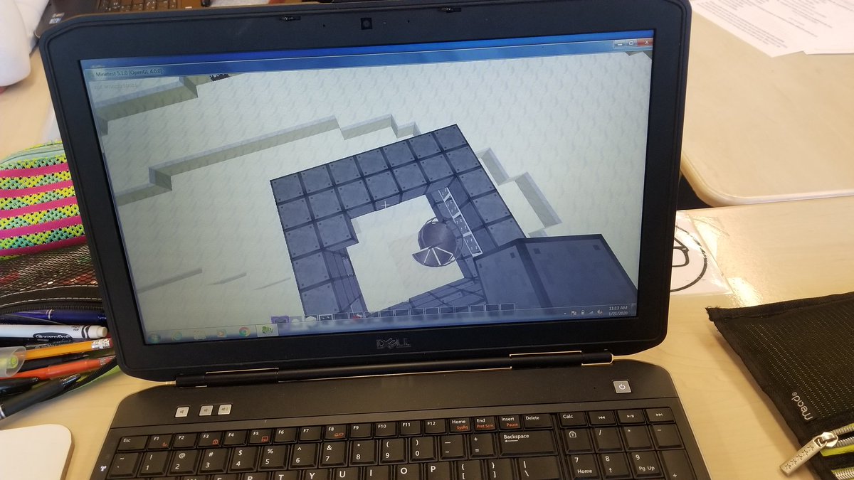 KNouvel's tweet photo. Building our houses to train on #Minetest for #Minestory in @CM1B_LFC Install DreamBuilder modpack, install privileges, create your house !#designexpress #funtobebuilders #LFCedutech #vuesurlamer https://t.co/JI7VNvmADx