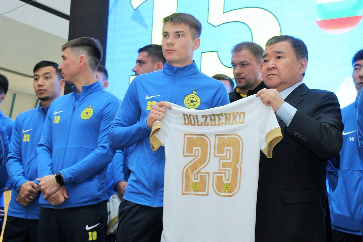 FCDordoi's tweet image. Welcome boys 💛💙 #ДоброПожаловать парни

#14 Fedor Sheremetov 🇷🇺
#15 Georgi Radev 🇧🇬
#23 Andrei Dolzhenko
#27 Tursunali Rustamov