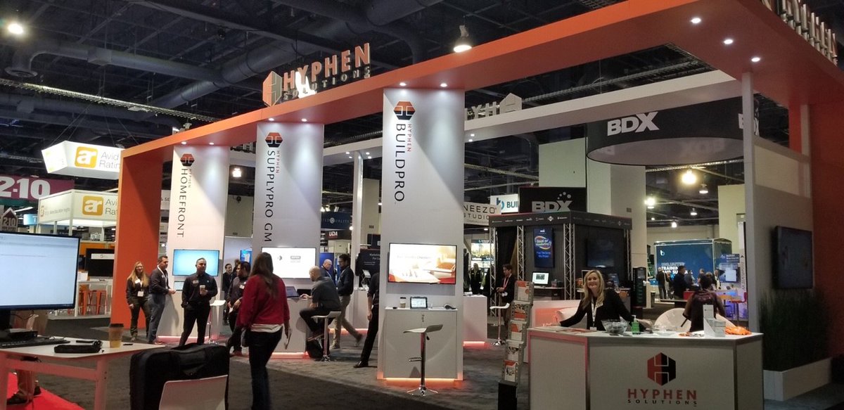 Day 1 <a href="/IntlBldrsShow/">Builders' Show</a> - make Hyphen Solutions one of your 1st stops! Join us at the show in booth SU407 #IBSVegas #IBS2020 #Software #homebuilder #construction #ERP #accounting #residential #QuickBooks