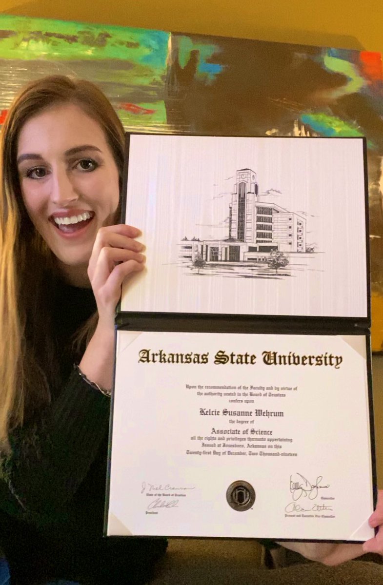 1 degree down, 2 more to go!!