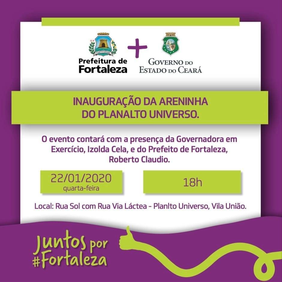 benigno_junior's tweet photo. Convite: Inauguração da Areninha do Planalto Universo https://t.co/qBdVdEI7dW https://t.co/mzyFsFxv5F
