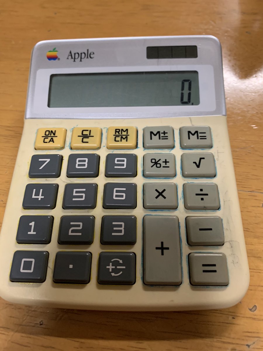 割引価格 七色リンゴのApple Canon LS-100H電卓 hermarcher.com