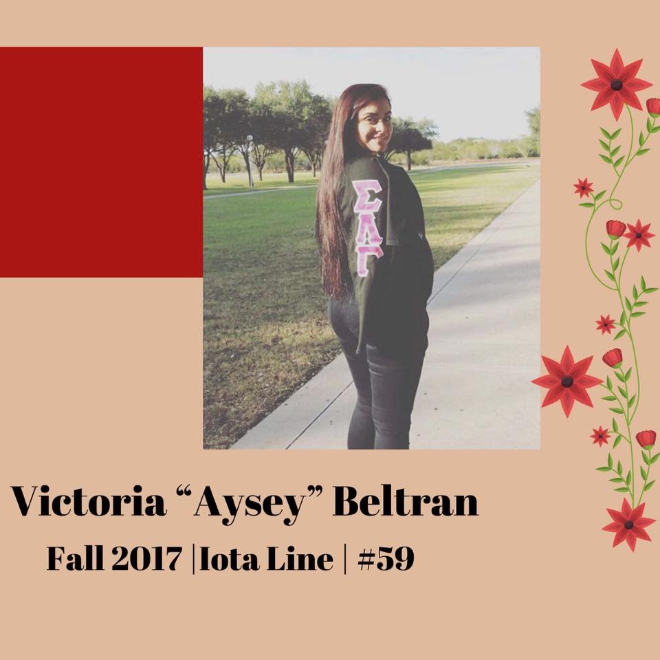 TxAMIUGammas's tweet image. Meet our lovely sister, Victoria “Aysey” Beltran 💕 

#TxAMIUGammas 
#SLGRecruitmentSpring2020
#WhySLG 
#MeetTxAMIUGammas