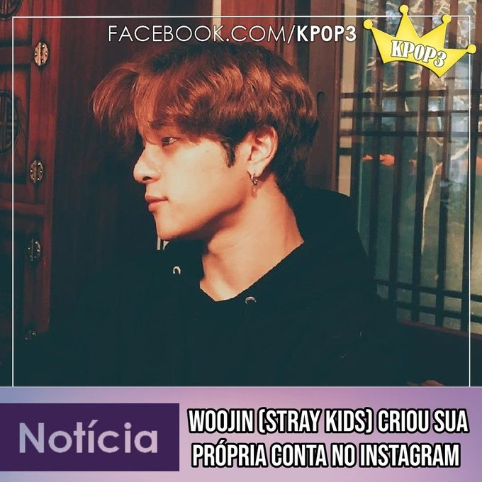 KP0P3R's tweet photo. ･.✨[𝒩𝐸𝒲𝒮]- Woojin ex integrante do Stray Kids criou recentemente uma conta pessoal no instagram.

Confira o perfil dele 😘
↬ https://t.co/cjFk4XXLvt ✨.･

[#PontoKpop10 #KpopNotícias #KPOP3] https://t.co/qVdwsseY7G