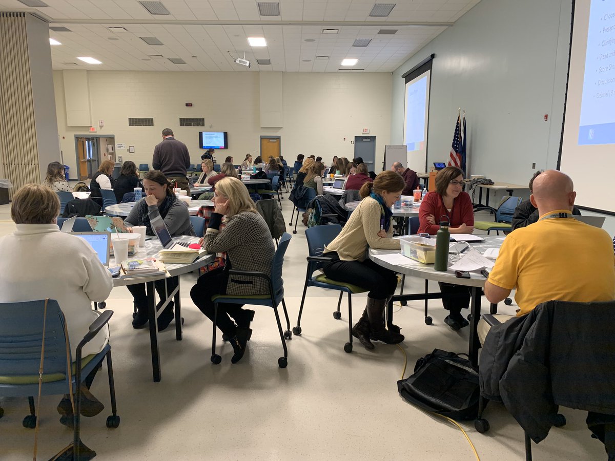 loratshields's tweet photo. @shelbycountysch teachers using the Calibration Protocol to calibrate student work —using the QPA they designed! #responsiblecollaborators @CCEBOSTON @GaryChapinCCE @Soryeyah @DugleSusan https://t.co/P8WPxsJOiq