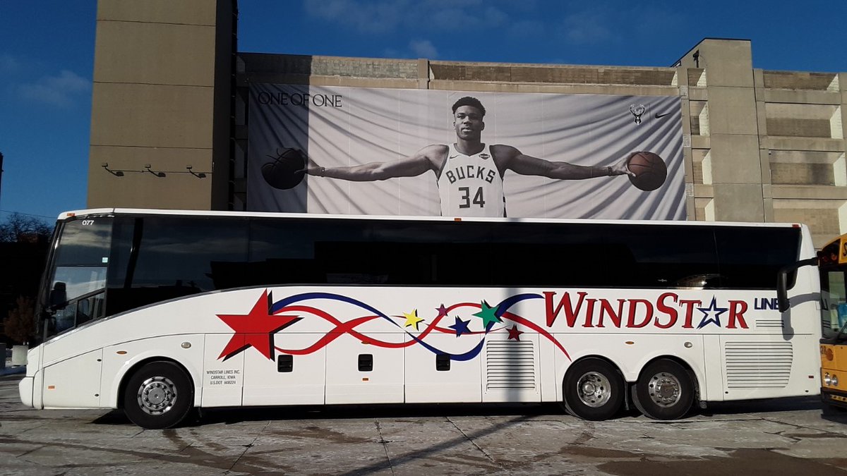 Windstar Lines (@windstarlines) on Twitter photo First trip of 2020 with <a href="/MidwestBusTrips/">Midwest Bus Trips</a> is in the books! Chicago Bulls vs. Milwaukee Bucks, at Fiserv Forum in Milwaukee. Thanks for using Windstar! #GoWindstar #DriveWindstar First trip of 2020 with <a href="/MidwestBusTrips/">Midwest Bus Trips</a> is in the books! Chicago Bulls vs. Milwaukee Bucks, at Fiserv Forum in Milwaukee. Thanks for using Windstar! #GoWindstar #DriveWindstar