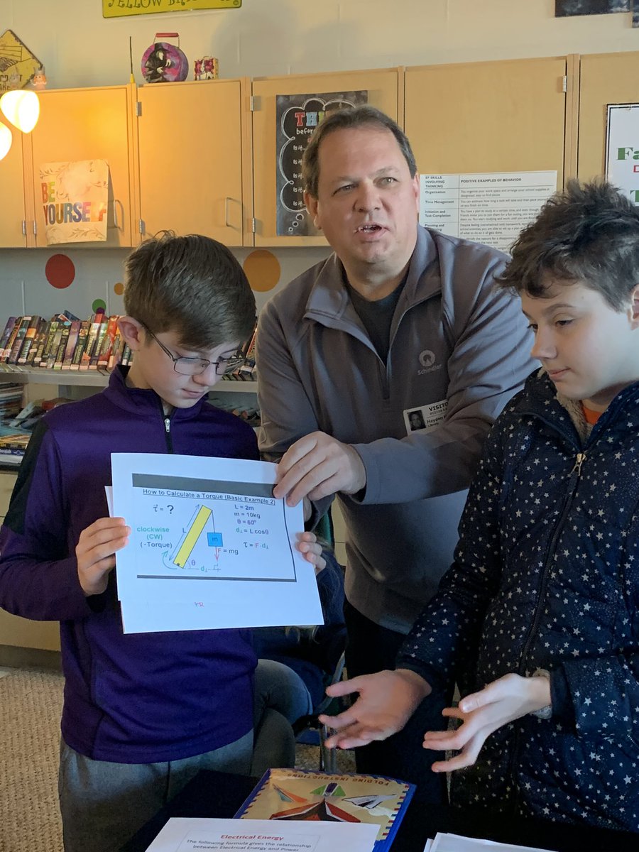 DAISLibrary's tweet photo. Big thanks to Hayden Hall & @Sean12969-Mrs. Farrellโs husband-for talking to our PEP students today about their company Schindler Elevator! We learned a lot about engineering and careers! #DAISDesignSquad #DAISPEP https://t.co/E5bpJShIY2