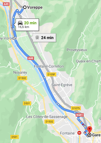 ADTCgrenoble's tweet photo. @PhixGre La zone dépose-minute à la gare de #Grenoble est maintenant rue de la Frise, d'accès facile depuis le nord, le sud, l'est et l'ouest. Elle permet d'être déposé à quelques m de la voie F. Certains GPS y mènent déjà les automobilistes qui se rendent à la gare https://t.co/87aRe3rCif