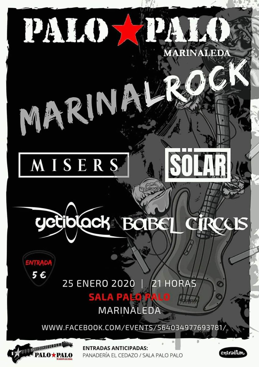 El festival MARINALROCK se celebra este 25 de enero en Marinaleda

bit.ly/2tEiLSv

<a href="/SolarRock/">Sölar Rock</a> <a href="/misersoficial/">MISERS OFICIAL</a>