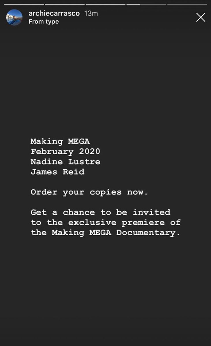 bangsieMio's tweet photo. Making MEGA is lucky to be the last one (hopefully not) to feature JaDine together. Can’t wait for their article and FACTS straight from James and Nadine. https://t.co/jZPzgKcWrl