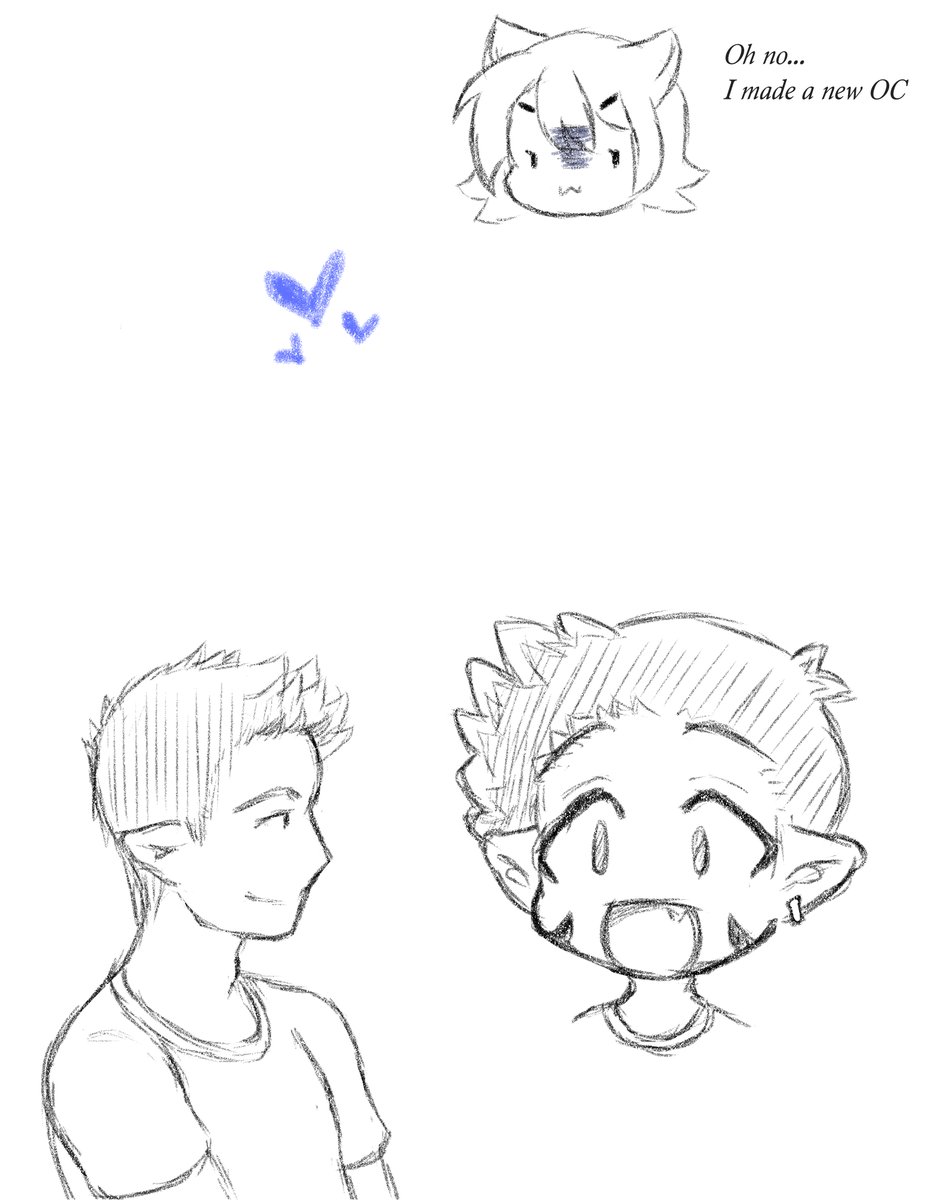 AsterVeris's tweet photo. Aw man I made a new oc in my comics creation class. *pain* #comics221 #OC #HostDraws https://t.co/P1xslfUx0L