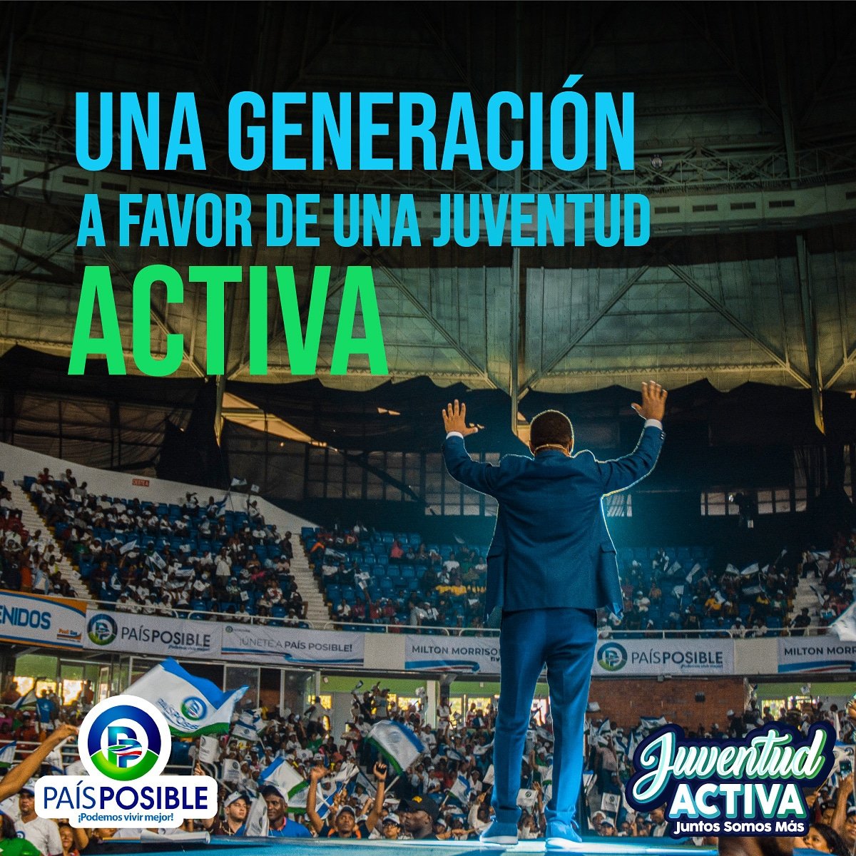 ActivaNacional's tweet photo. Con orgullo y entusiasmo seras nuestro Próximo
presidente, @miltonmorrison 👏👏👏 #sisepuede @paisposiblerd
PODEMOS VIVIR MEJOR.
#morrison2020
#Juntosomosmas
#milton2020 #podemosvivirmejor #Paisposible #JuventudactivaconMilton2020 #Juventudactivasd https://t.co/5u1arl0K9z