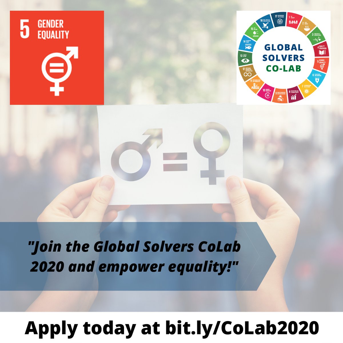 MFGlobalCitizen's tweet photo. A core focus of the Co-Lab 2020 is #GenderEquality - Bring your know how to the #CoLab happening from 7-12 June 2020 in Gotha & Jena, Germany. https://t.co/G8LK2P9cgf
#CoLab2020 #SDGAction #GlobalSolvers #ClimateAction #GenderEquality #GoodHealthAndWellbeing #UNSDGs https://t.co/Q7qeVc25xu