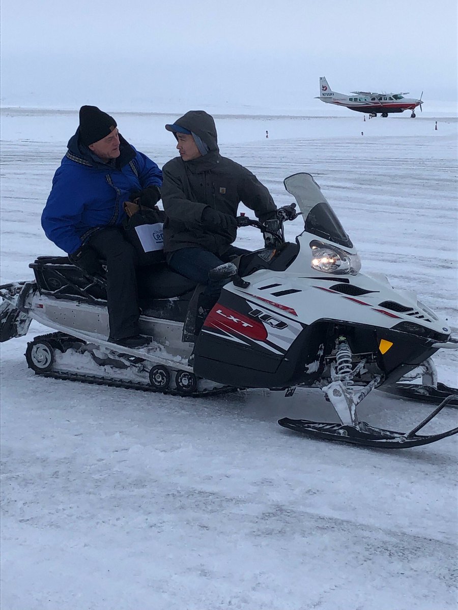 Director Dillingham in Toksook Bay, Alaska. #2020Census