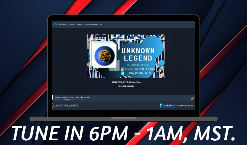 UNKNOWNOLEGEND_'s tweet photo. Streaming times for my co workers and irl peeps. This is the link: https://t.co/KGgLAju9F7 #UNKNOWNGROUP #TEAMLEGEND #Mixer #mixerstreamersconnect #mixerstreamersunite #mixerstream https://t.co/gbUGEWDSS5