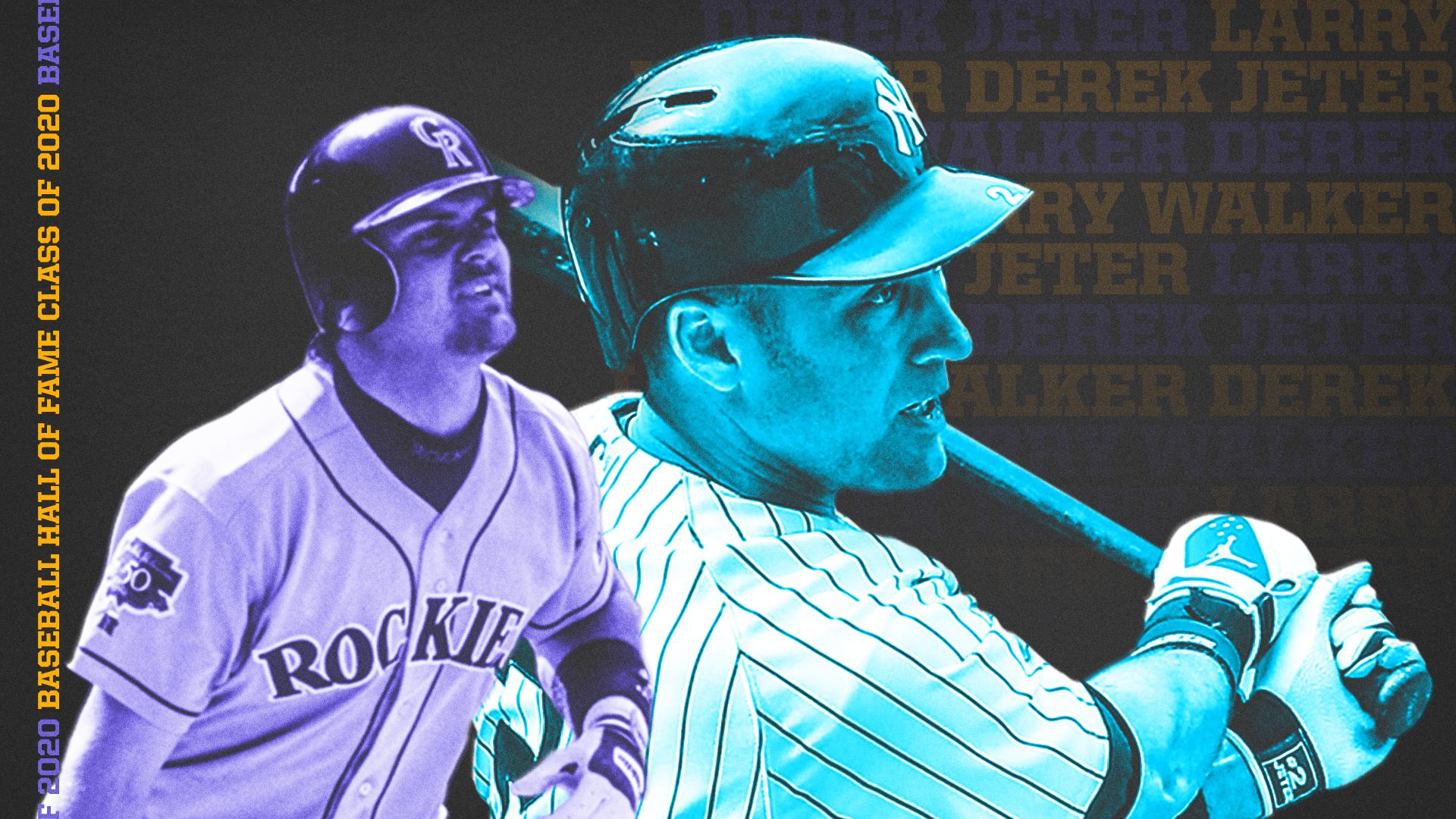 Derek Jeter and Larry Walker voted into Hall of Fame