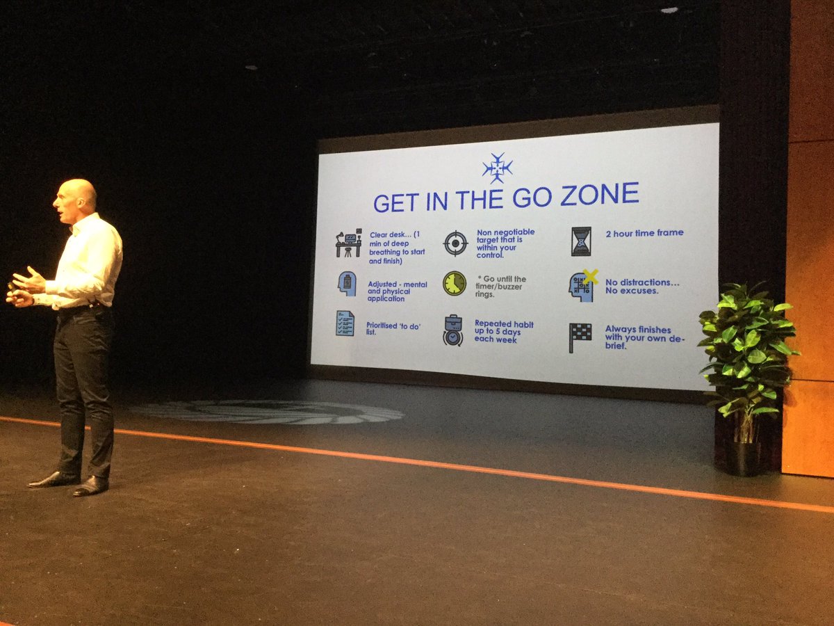 Stuartm702's tweet photo. Mark McKeon opening the new year for staff at Flinders with a wonderful presentation on the 'Getting in the Go Zone' - thanks, Mark. https://t.co/ezObLBiK4p