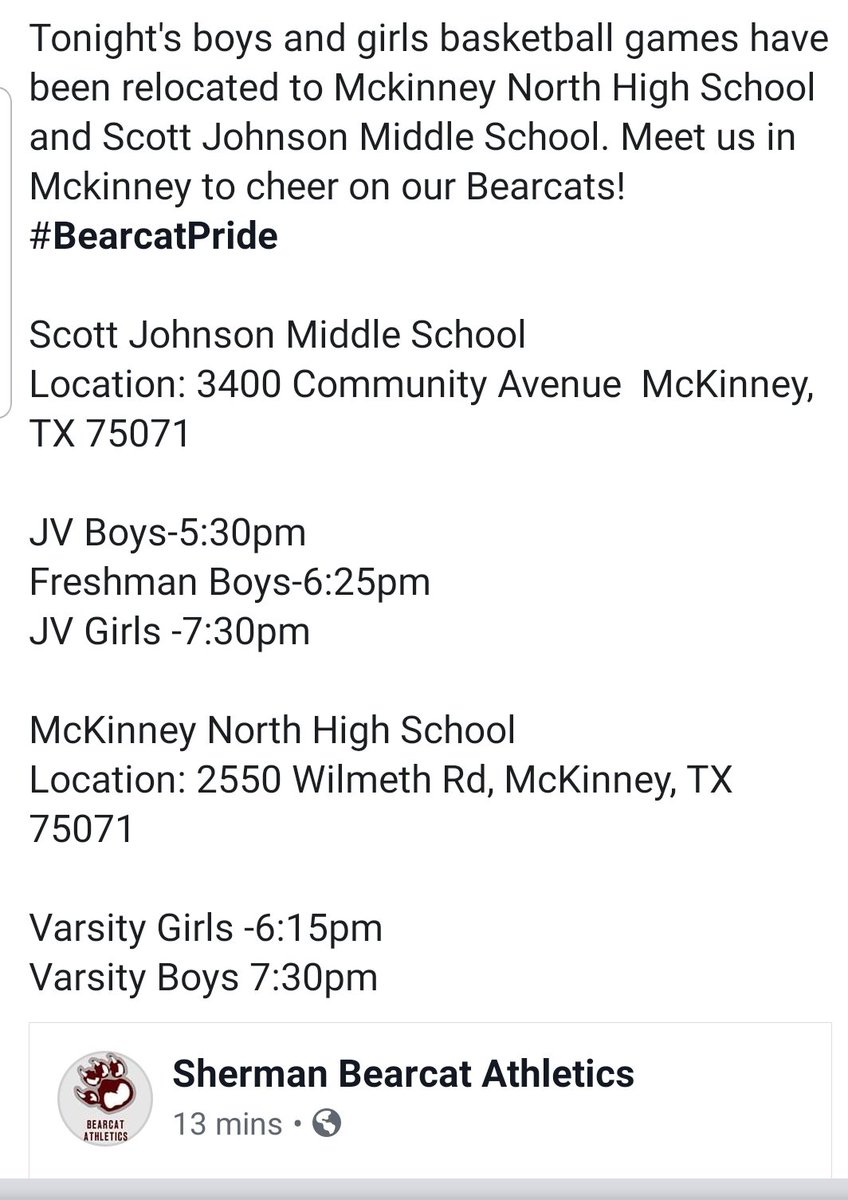 Sherman ISD tweet media