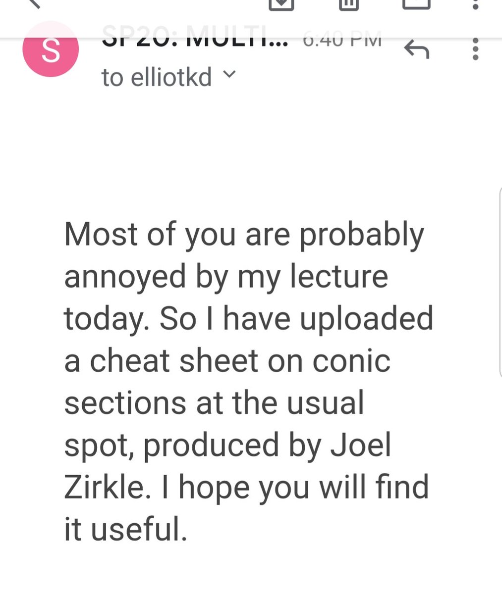 kris_the_pher's tweet photo. From my calc three professor. I really dont know if this is a joke. https://t.co/AWTW2nb9sa