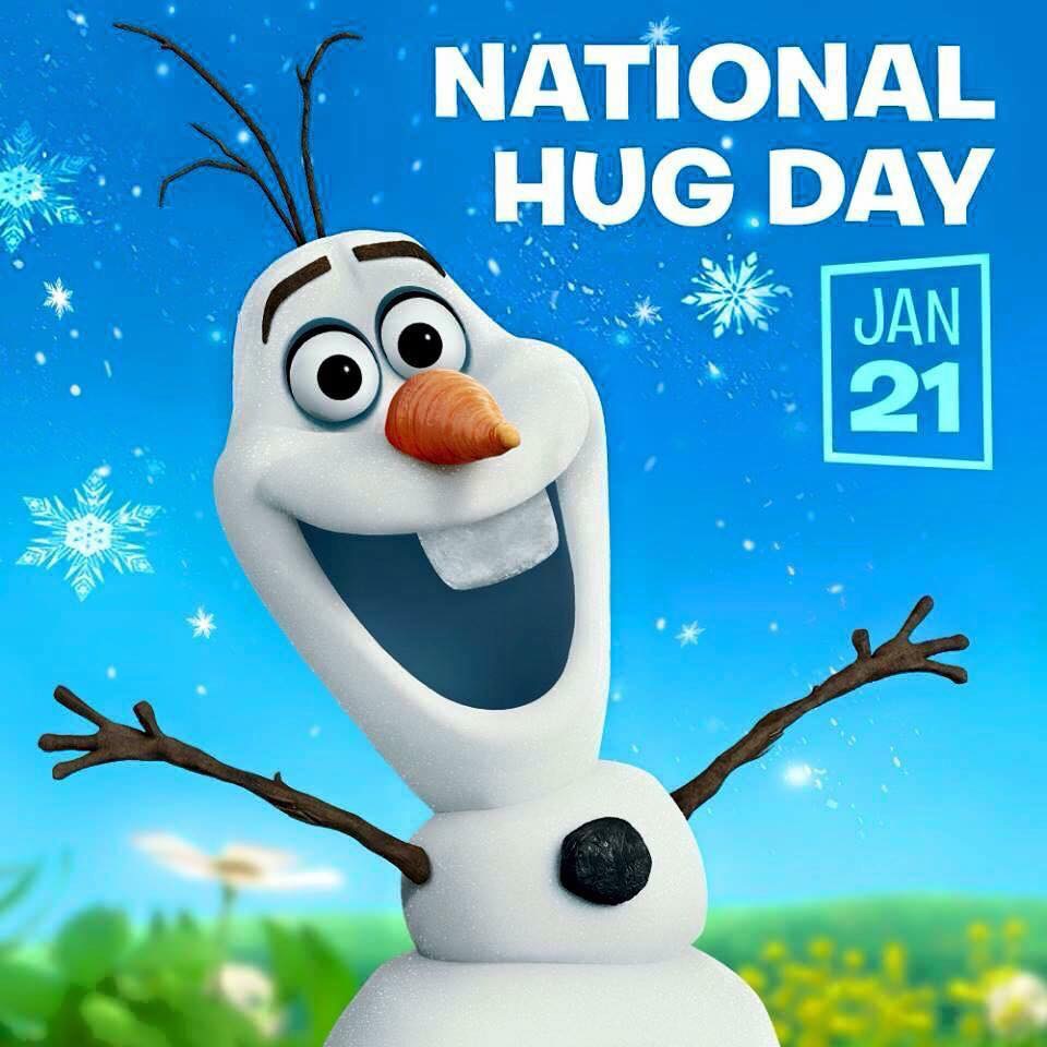 #EdCampMagic #NationalHugDay #Olaf