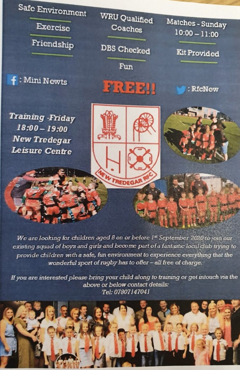 New Tredegar RFC Under 8s & 9s (@rfcnew) on Twitter photo 