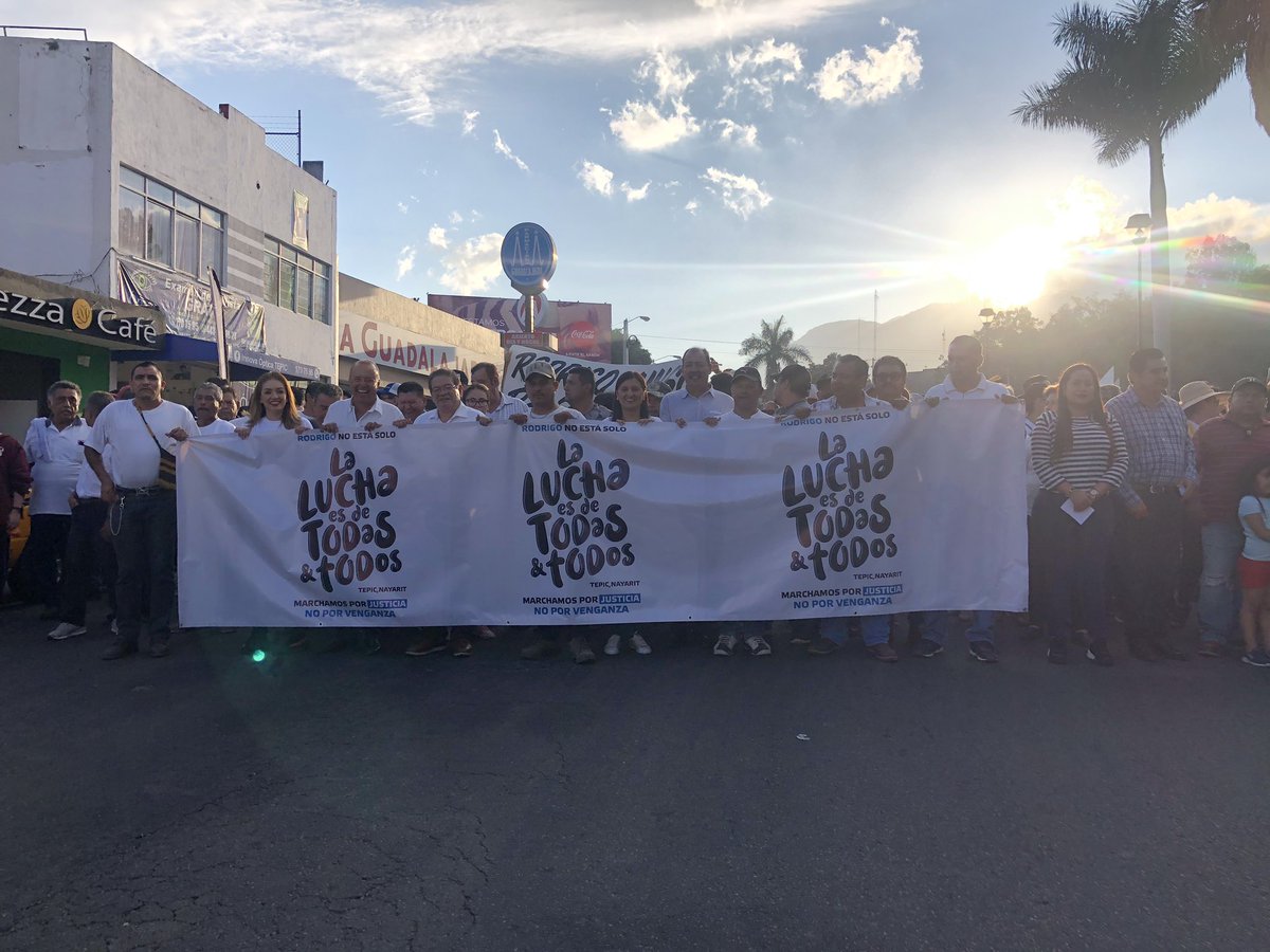 Apuntó de iniciar marcha en apoyo al activista <a href="/RodrigoGBarrios/">Rodrigo Glez. Barrios</a>