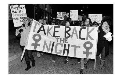 Taking back the night. Taking back the night. Take back the night. Take back. Taking back the night.