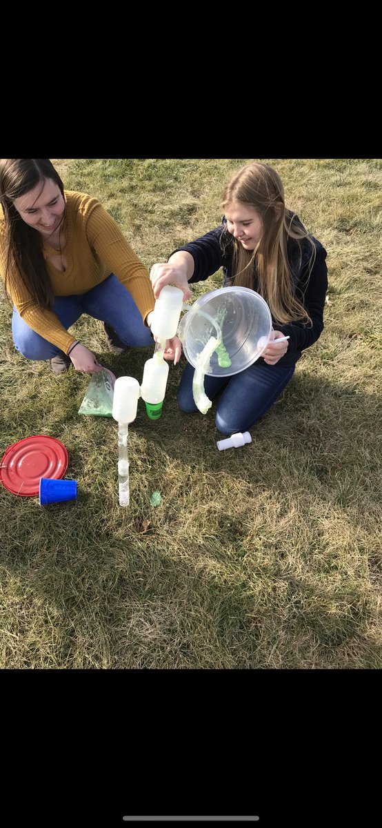 Students in the Des Moines FFA were challenged to create a digestive system from household items. But with a twist.. a smashed banana mixed with colored water had to make its way through the students digestive system.