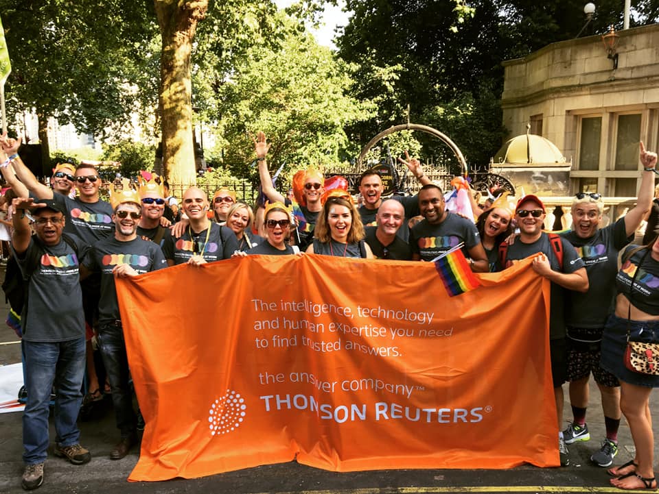 thomsonreuters's tweet photo. For the 8th consecutive year, we're proud to have earned 100% on the Corporate Equality Index, the @HRC's annual scorecard assessing #LGBTQ workplace #equality. 

Read more about or commitment to the LGBTQ community in the US and worldwide here: 

https://t.co/6S9ICte3GR https://t.co/jBCFUbPeNy