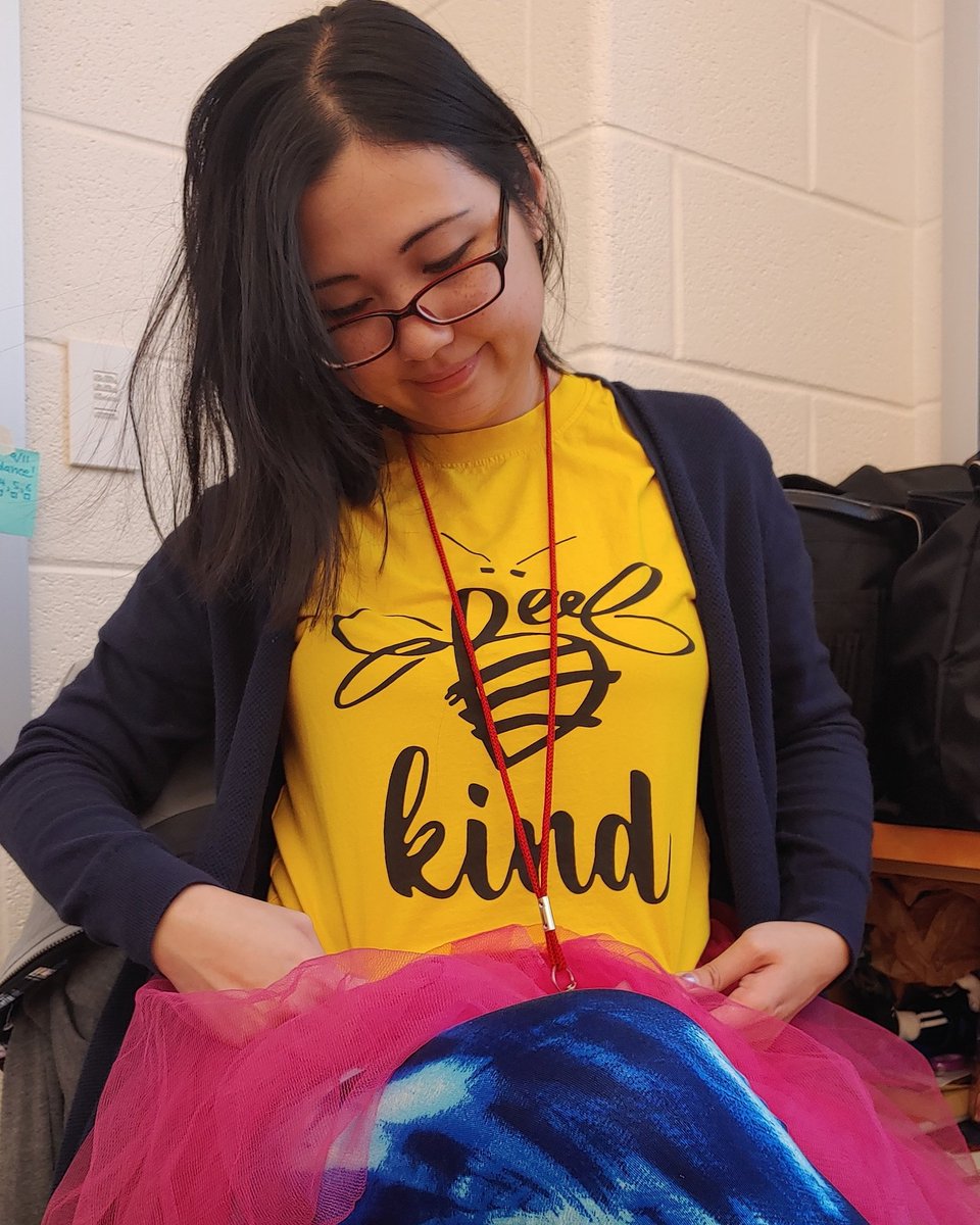 Kicking off kindness spirit week with my wacky wear and punny shirt!