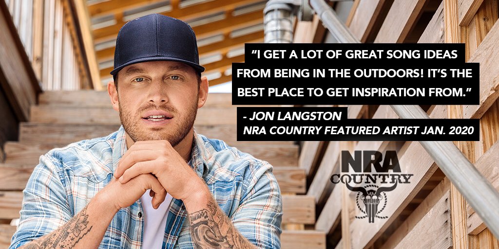 <a href="/NRACountry/">NRA Country</a> Spotlight is on <a href="/JonTLangston/">Jon Langston</a> this month! Check his new EP out “Now You Know”! He’s a big outdoorsman and will be playing at the <a href="/NRA/">NRA</a> <a href="/NRA_GAOS/">Great American Outdoor Show</a>
🇺🇸🦌🎸