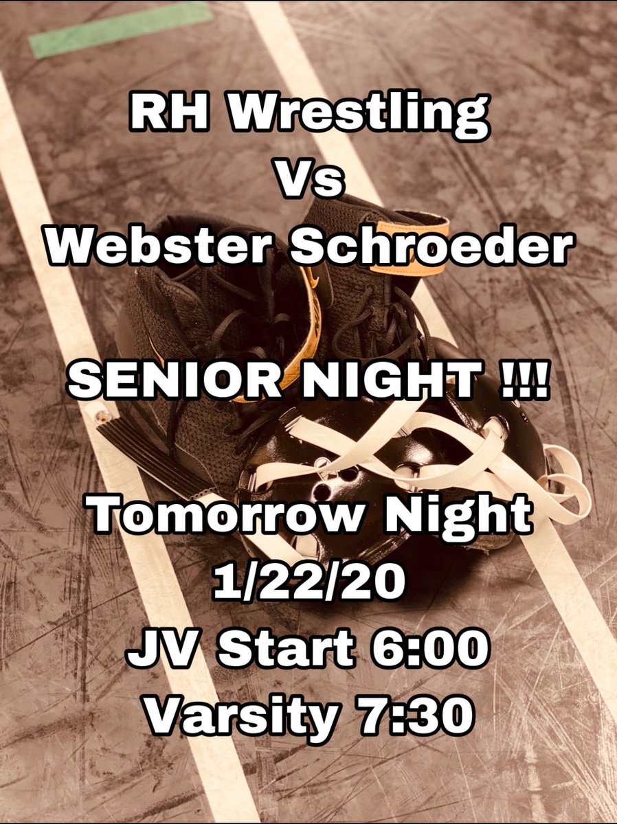 #RHWrestling <a href="/RushAthletics/">Rush-Henrietta Athletics</a> <a href="/RHSportsBooster/">R-H Sports Booster</a> <a href="/RHcrazies/">LIONS DEN</a>