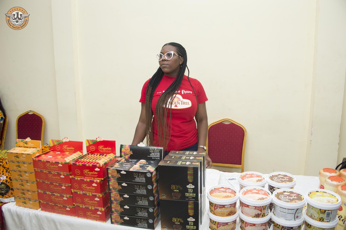 ghanatourismGTA's tweet photo. @MOTACGhana &amp; @ghanatourismGTA in collaboration with COCOBOD, CPC &amp; @Alisahotelgh today launched the 2020 National Chocolate Day celebrations under the theme "My Chocolate Experience, My Holistic Well Being".
.
#MyChocolateExperience2020 #ChocolateDay2020 #EatGhana https://t.co/uBLf8Ya6PO