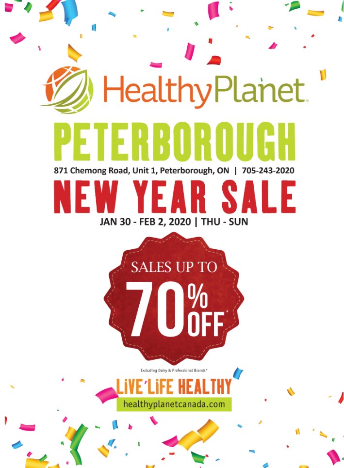 Ladies and gentlemen get this extravaganza into your calendars with <a href="/healthyplanetca/">Healthy Planet</a> on Chemong Road in <a href="/Ptbo_Canada/">PTBO_CANADA 🇨🇦</a> our valued member of the Chamber.